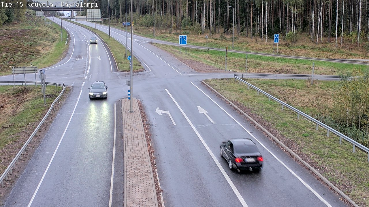 Kelikamerat Kuva Tie 15 Kouvola, Käyrälampi, Kouvola, Kymenlaakso