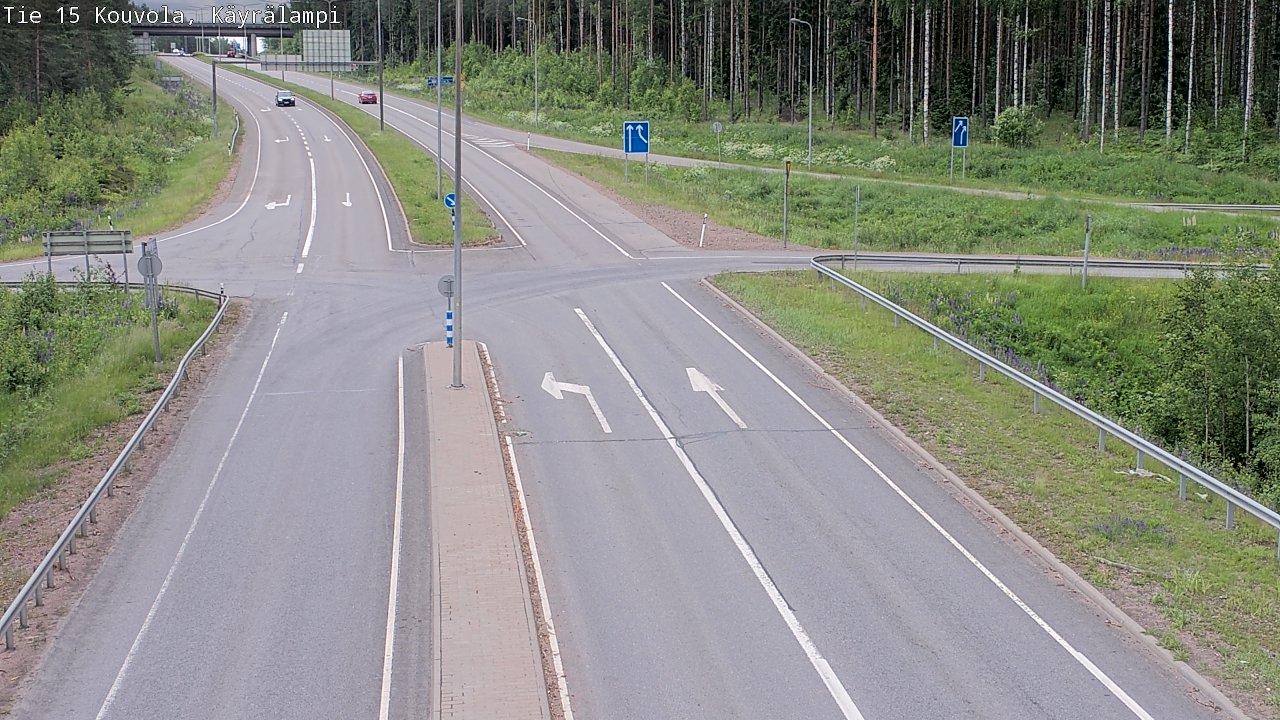 Kelikamerat Kuva Tie 15 Kouvola, Käyrälampi, Kouvola, Kymenlaakso