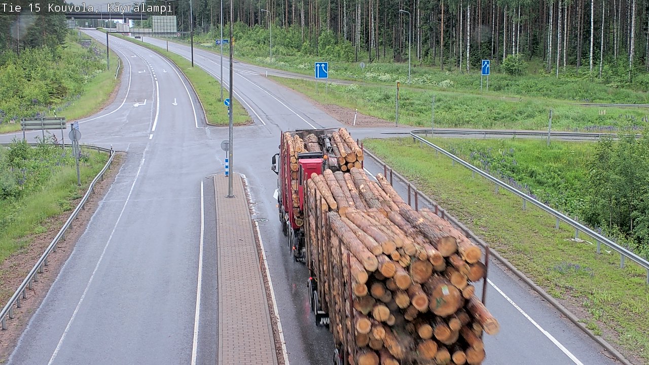 Kelikamerat Kuva Tie 15 Kouvola, Käyrälampi, Kouvola, Kymenlaakso