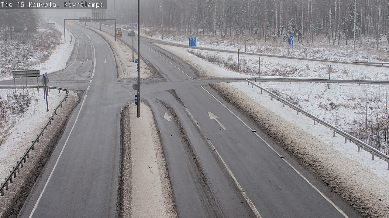 Weather Camera Image Väg 15 Kouvola, Käyrälampi, Kouvola, Kymenlaakso