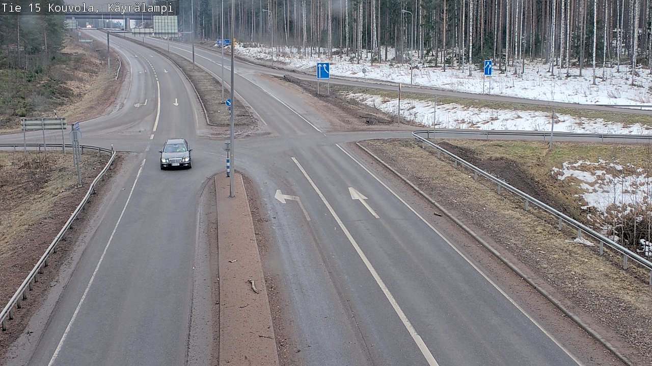 Weather Camera Image Väg 15 Kouvola, Käyrälampi, Kouvola, Kymenlaakso