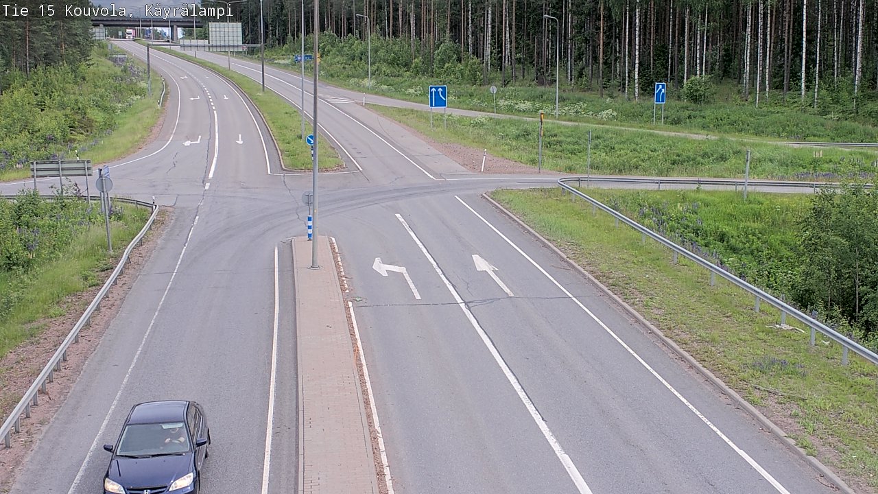 Kelikamerat Kuva Tie 15 Kouvola, Käyrälampi, Kouvola, Kymenlaakso