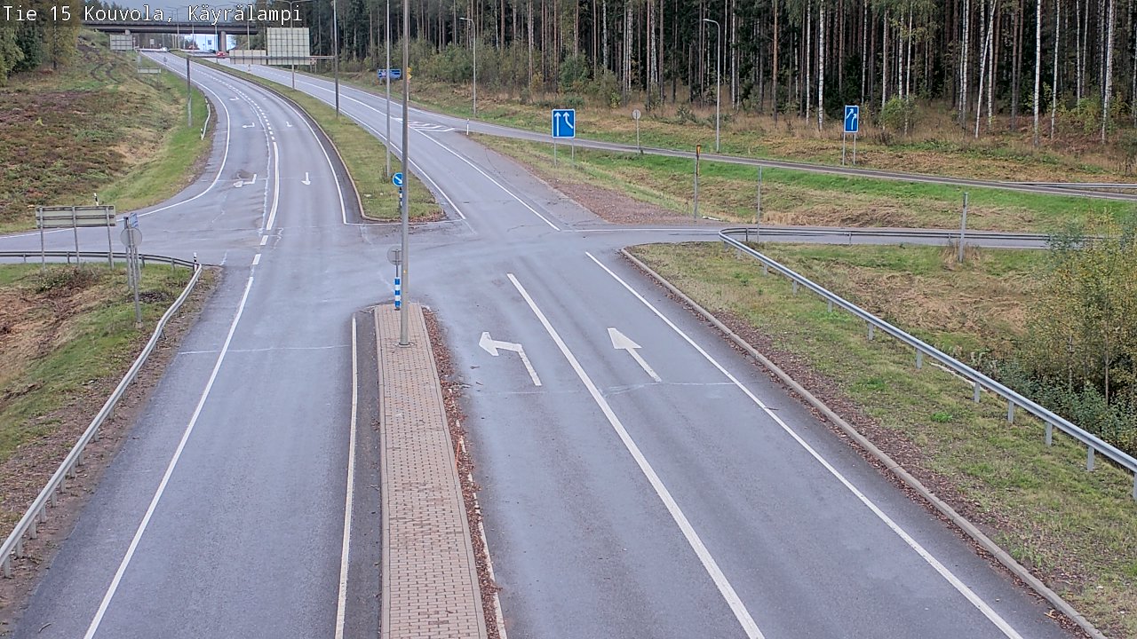 Kelikamerat Kuva Tie 15 Kouvola, Käyrälampi, Kouvola, Kymenlaakso