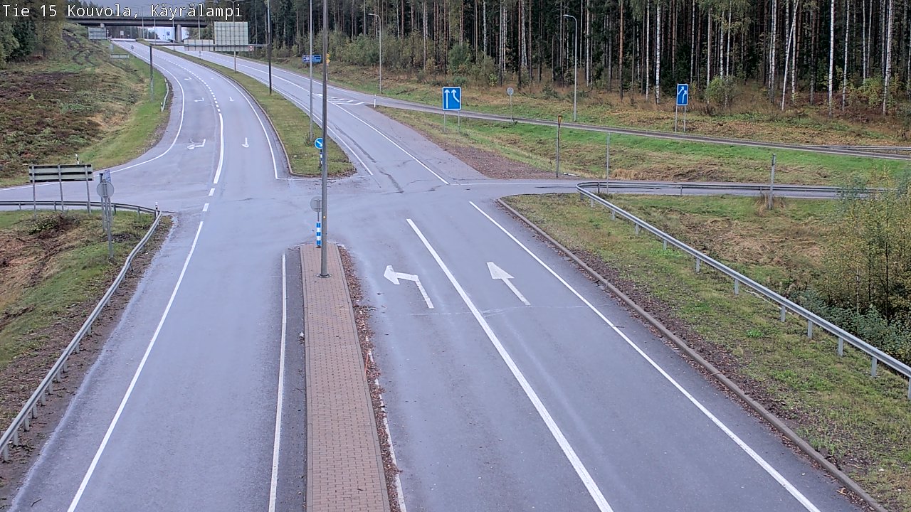 Kelikamerat Kuva Tie 15 Kouvola, Käyrälampi, Kouvola, Kymenlaakso