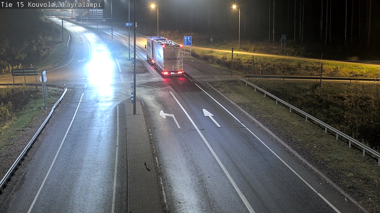 Kelikamerat Kuva Tie 15 Kouvola, Käyrälampi, Kouvola, Kymenlaakso