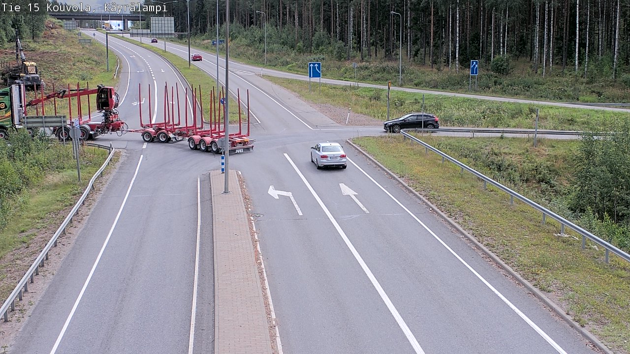 Kelikamerat Kuva Tie 15 Kouvola, Käyrälampi, Kouvola, Kymenlaakso