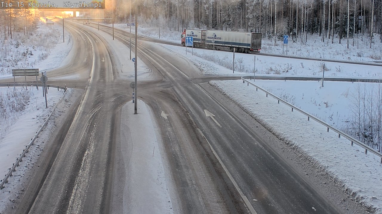 Kelikamerat Kuva Tie 15 Kouvola, Käyrälampi, Kouvola, Kymenlaakso