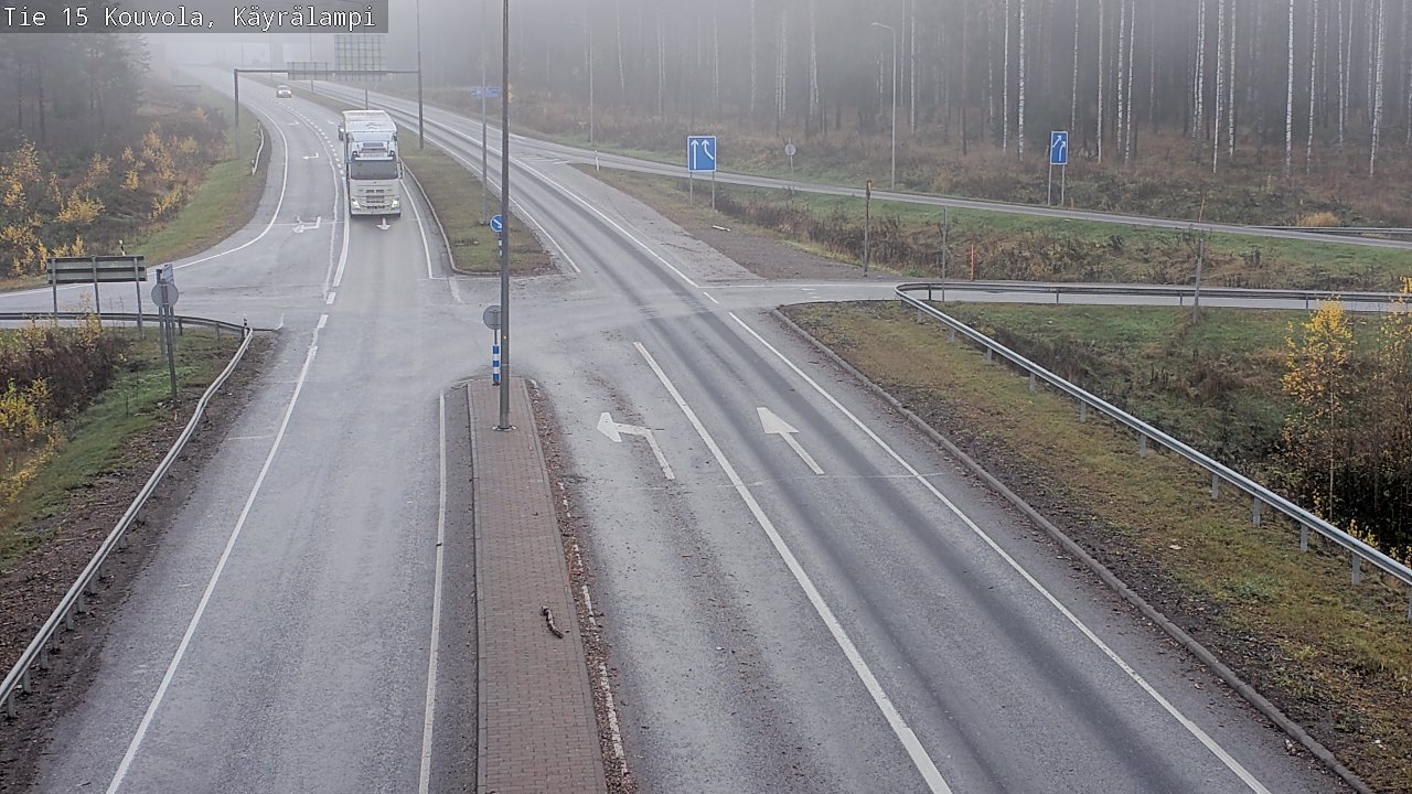 Kelikamerat Kuva Tie 15 Kouvola, Käyrälampi, Kouvola, Kymenlaakso