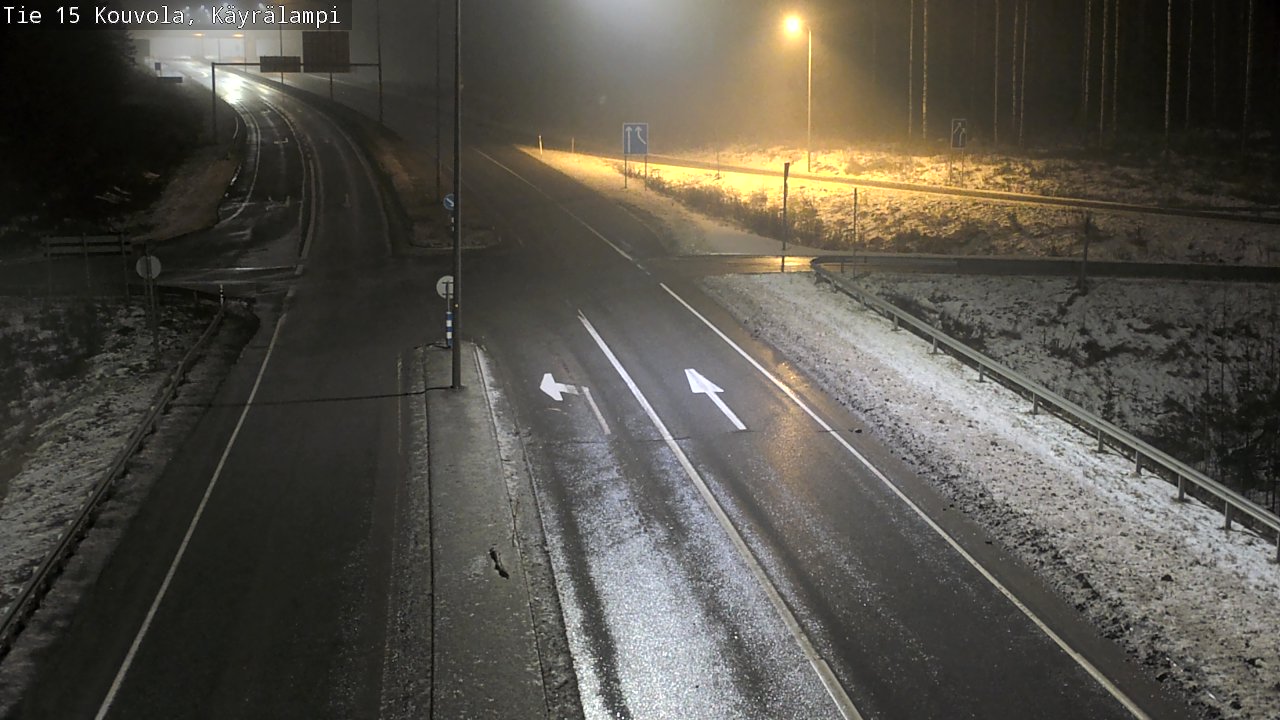 Weather Camera Image Väg 15 Kouvola, Käyrälampi, Kouvola, Kymenlaakso