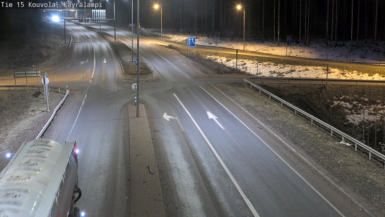 Weather Camera Image Väg 15 Kouvola, Käyrälampi, Kouvola, Kymenlaakso