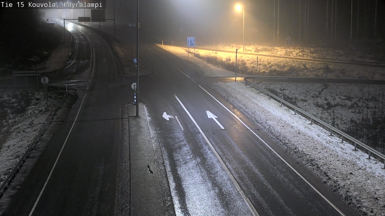 Weather Camera Image Väg 15 Kouvola, Käyrälampi, Kouvola, Kymenlaakso