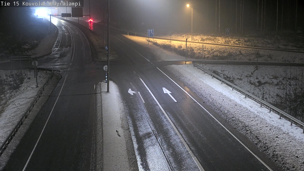 Weather Camera Image Väg 15 Kouvola, Käyrälampi, Kouvola, Kymenlaakso