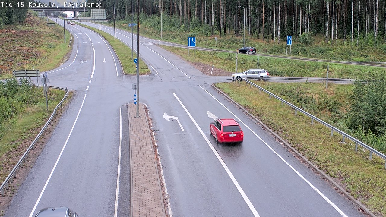 Kelikamerat Kuva Tie 15 Kouvola, Käyrälampi, Kouvola, Kymenlaakso