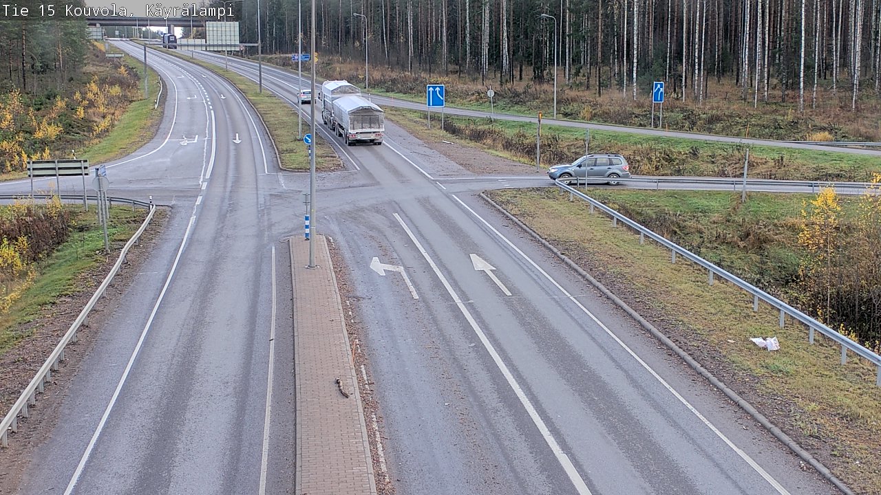 Kelikamerat Kuva Tie 15 Kouvola, Käyrälampi, Kouvola, Kymenlaakso