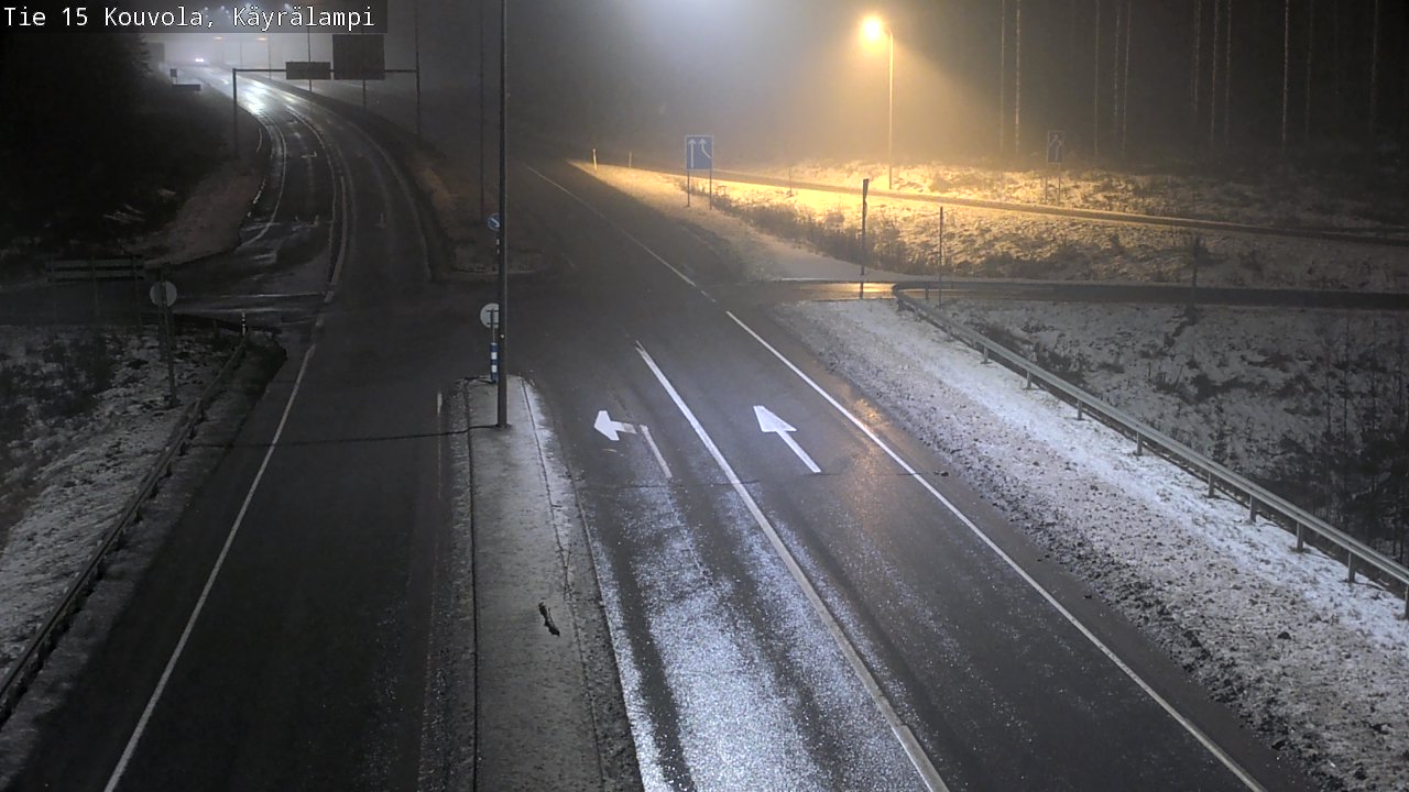 Weather Camera Image Väg 15 Kouvola, Käyrälampi, Kouvola, Kymenlaakso