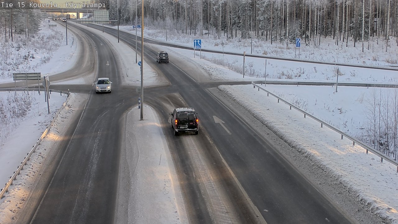 Kelikamerat Kuva Tie 15 Kouvola, Käyrälampi, Kouvola, Kymenlaakso