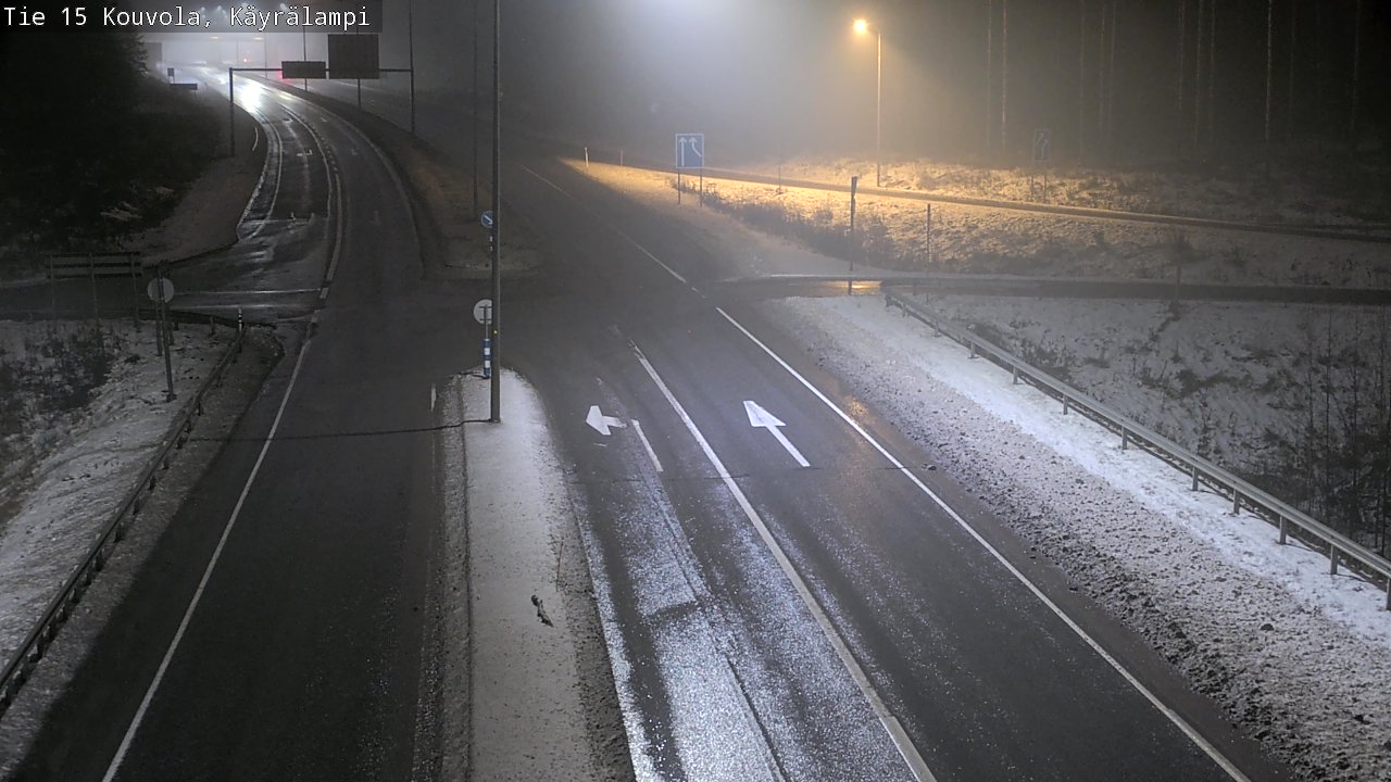 Weather Camera Image Väg 15 Kouvola, Käyrälampi, Kouvola, Kymenlaakso