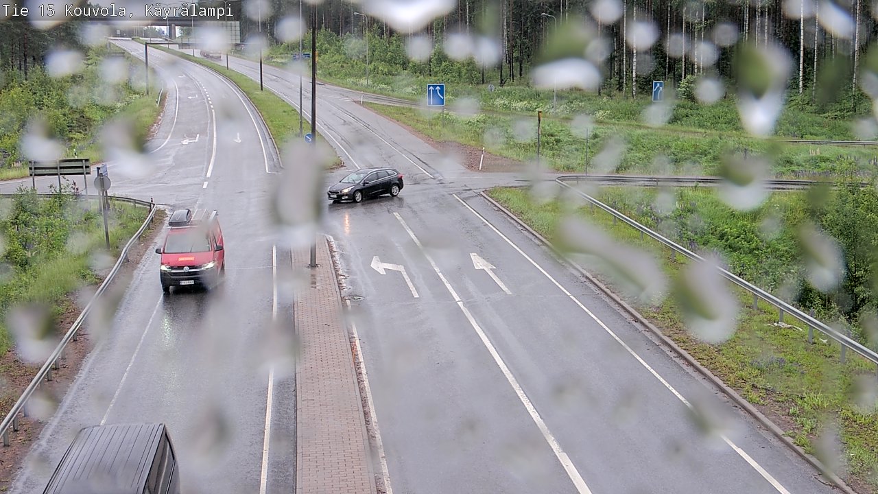 Weather Camera Image Väg 15 Kouvola, Käyrälampi, Kouvola, Kymenlaakso