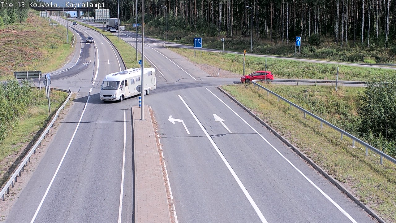 Kelikamerat Kuva Tie 15 Kouvola, Käyrälampi, Kouvola, Kymenlaakso
