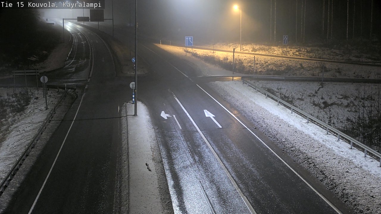 Weather Camera Image Väg 15 Kouvola, Käyrälampi, Kouvola, Kymenlaakso