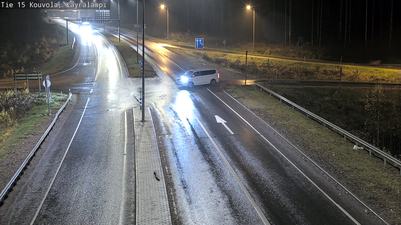 Weather Camera Image Väg 15 Kouvola, Käyrälampi, Kouvola, Kymenlaakso