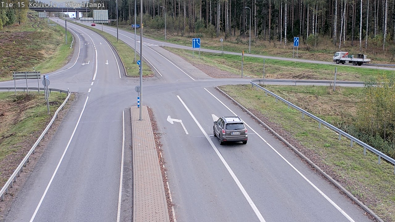Kelikamerat Kuva Tie 15 Kouvola, Käyrälampi, Kouvola, Kymenlaakso