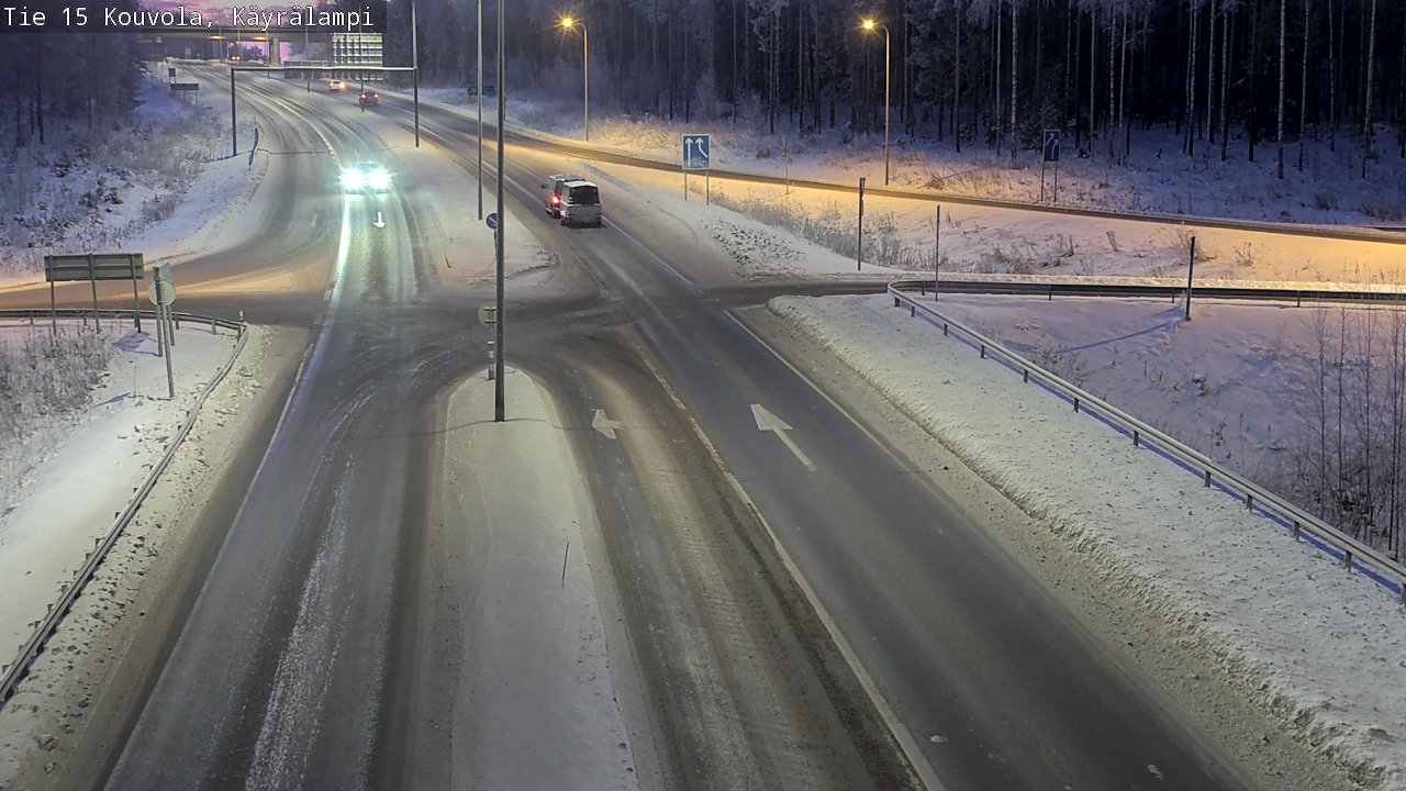 Kelikamerat Kuva Tie 15 Kouvola, Käyrälampi, Kouvola, Kymenlaakso