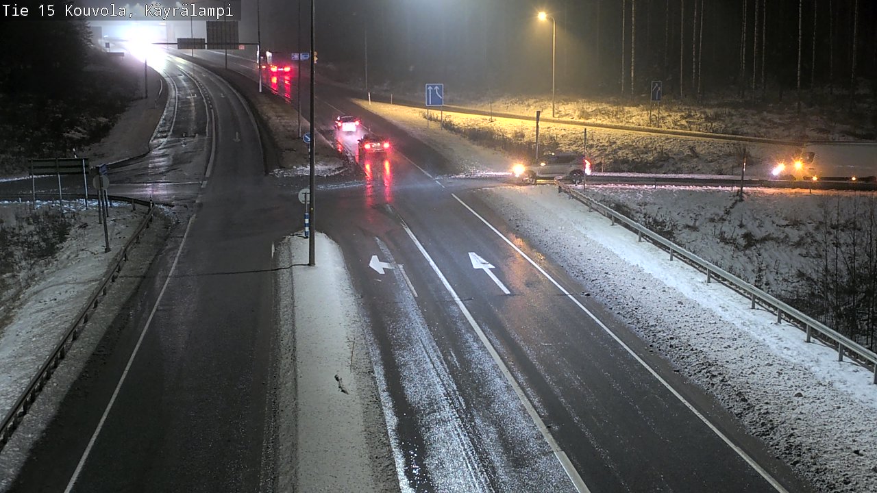 Weather Camera Image Väg 15 Kouvola, Käyrälampi, Kouvola, Kymenlaakso