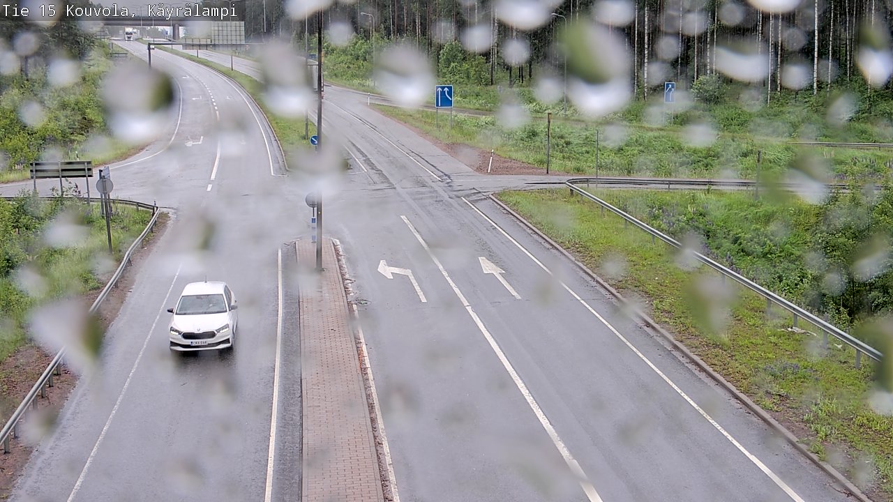 Weather Camera Image Väg 15 Kouvola, Käyrälampi, Kouvola, Kymenlaakso