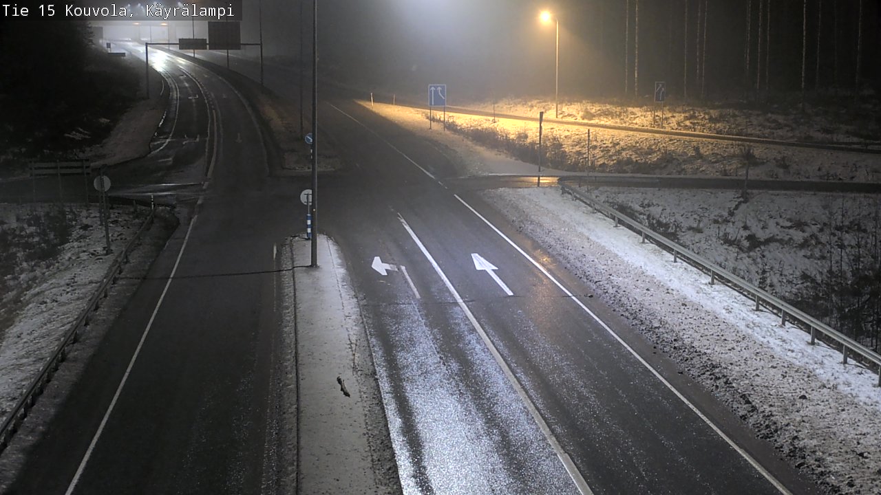 Weather Camera Image Väg 15 Kouvola, Käyrälampi, Kouvola, Kymenlaakso