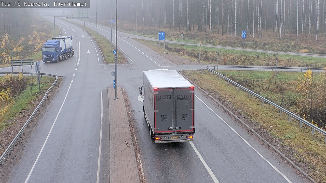 Kelikamerat Kuva Tie 15 Kouvola, Käyrälampi, Kouvola, Kymenlaakso