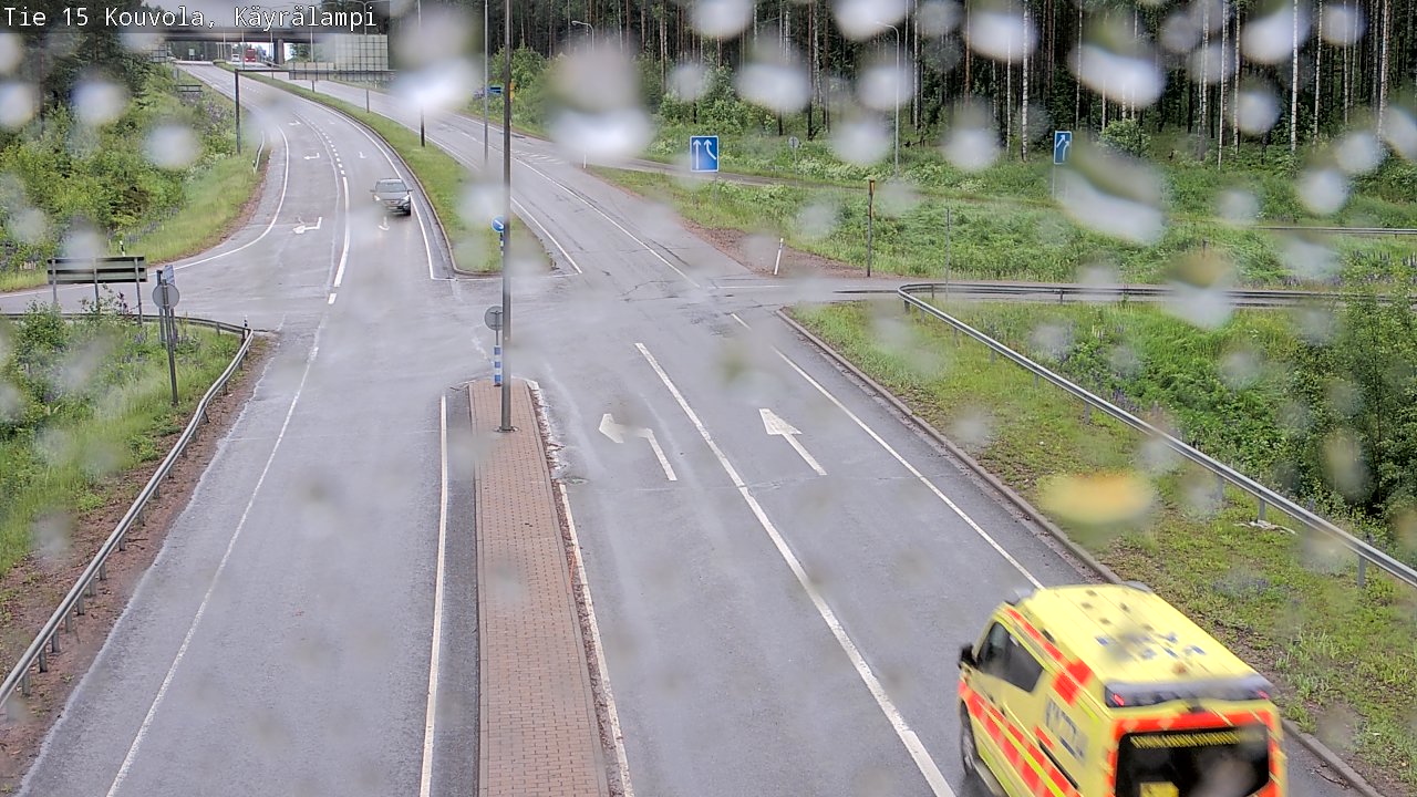 Weather Camera Image Väg 15 Kouvola, Käyrälampi, Kouvola, Kymenlaakso
