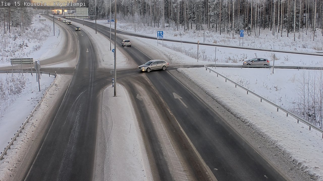 Kelikamerat Kuva Tie 15 Kouvola, Käyrälampi, Kouvola, Kymenlaakso