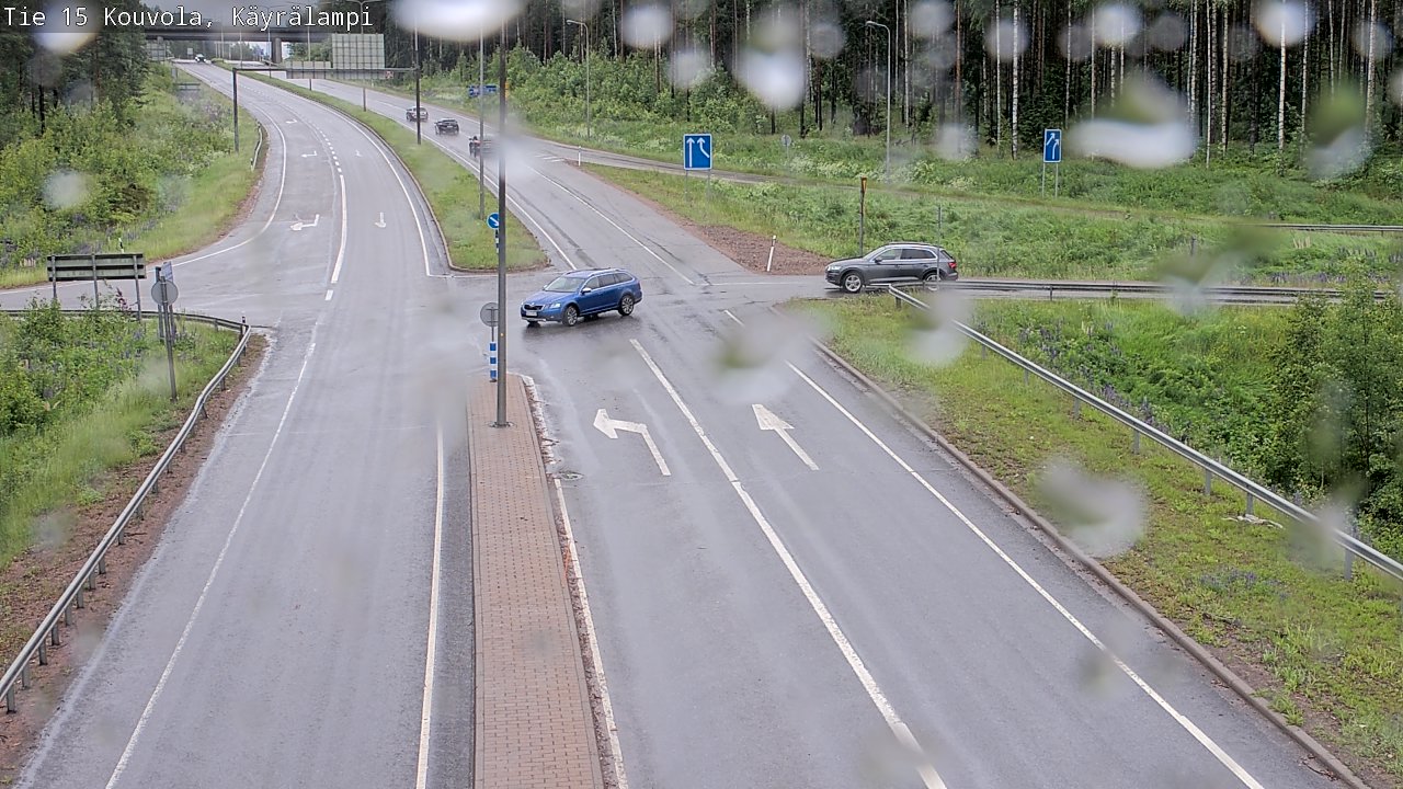 Weather Camera Image Väg 15 Kouvola, Käyrälampi, Kouvola, Kymenlaakso