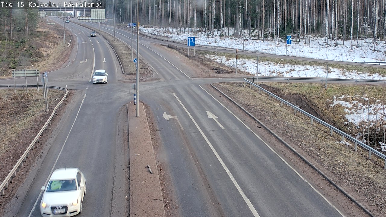 Weather Camera Image Road 15 Kouvola, Käyrälampi, Kouvola, Kymenlaakso