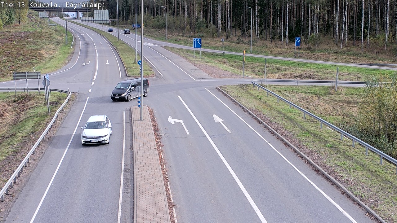 Kelikamerat Kuva Tie 15 Kouvola, Käyrälampi, Kouvola, Kymenlaakso