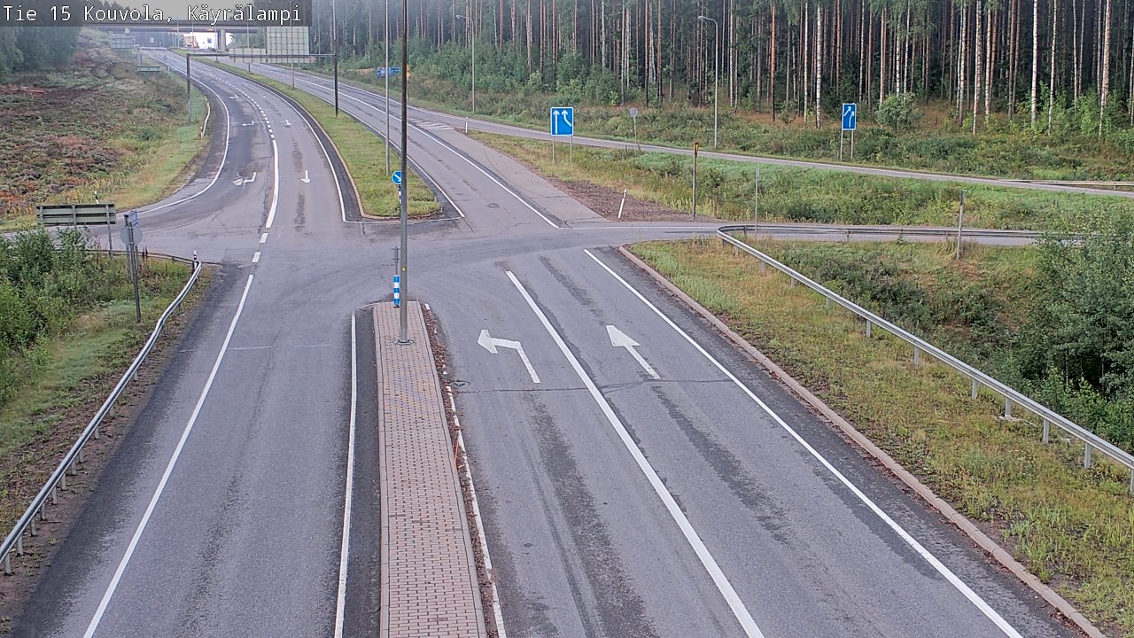 Kelikamerat Kuva Tie 15 Kouvola, Käyrälampi, Kouvola, Kymenlaakso