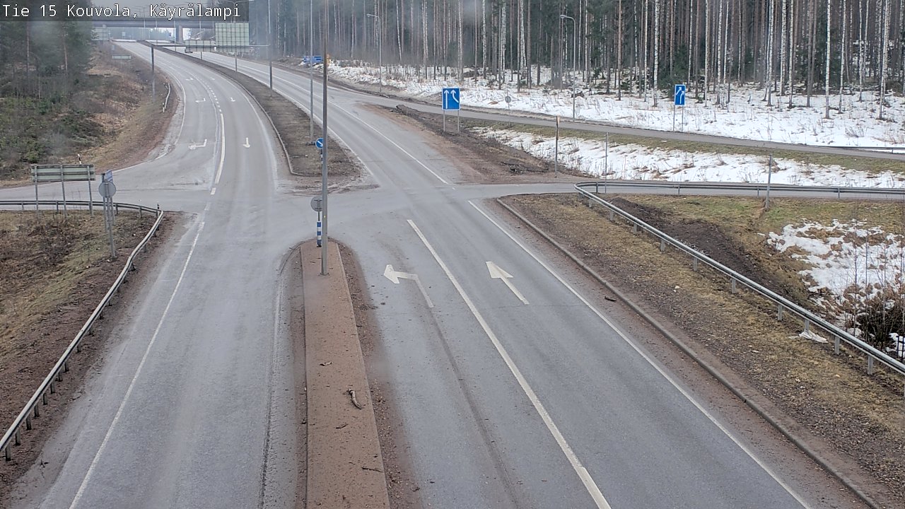 Weather Camera Image Väg 15 Kouvola, Käyrälampi, Kouvola, Kymenlaakso