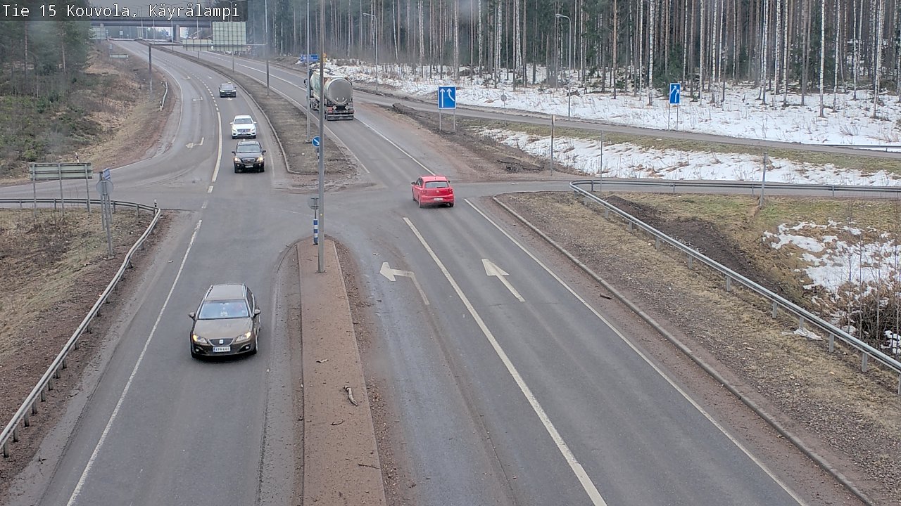 Weather Camera Image Väg 15 Kouvola, Käyrälampi, Kouvola, Kymenlaakso