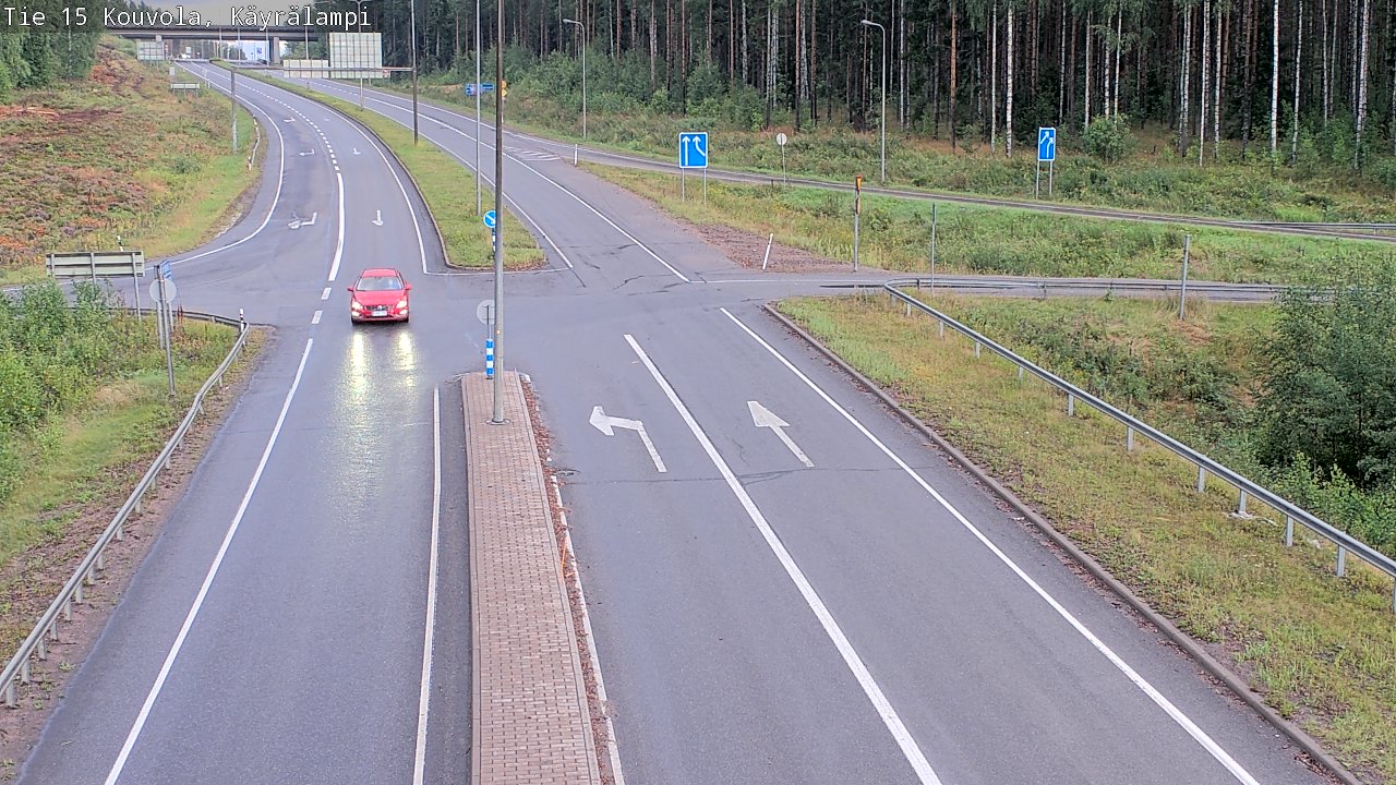 Kelikamerat Kuva Tie 15 Kouvola, Käyrälampi, Kouvola, Kymenlaakso