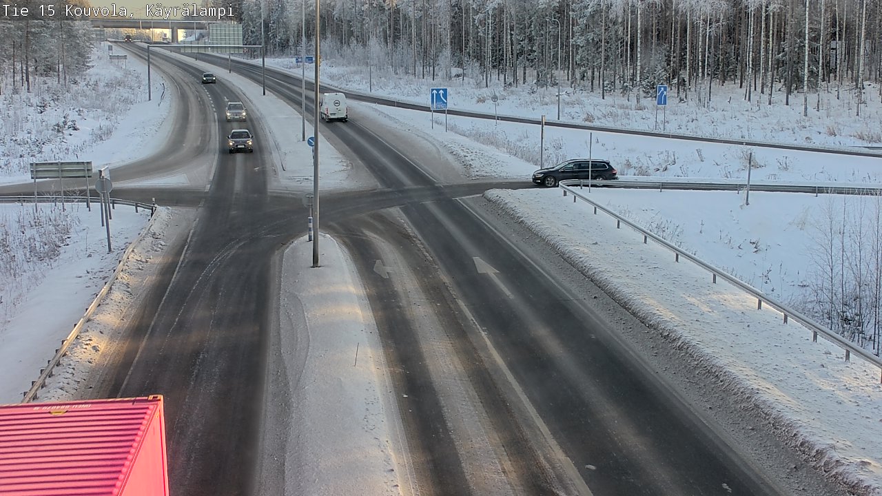 Weather Camera Image Väg 15 Kouvola, Käyrälampi, Kouvola, Kymenlaakso
