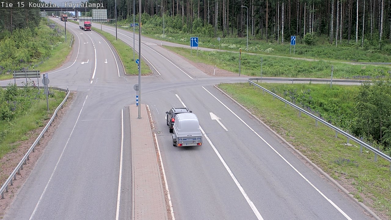 Kelikamerat Kuva Tie 15 Kouvola, Käyrälampi, Kouvola, Kymenlaakso