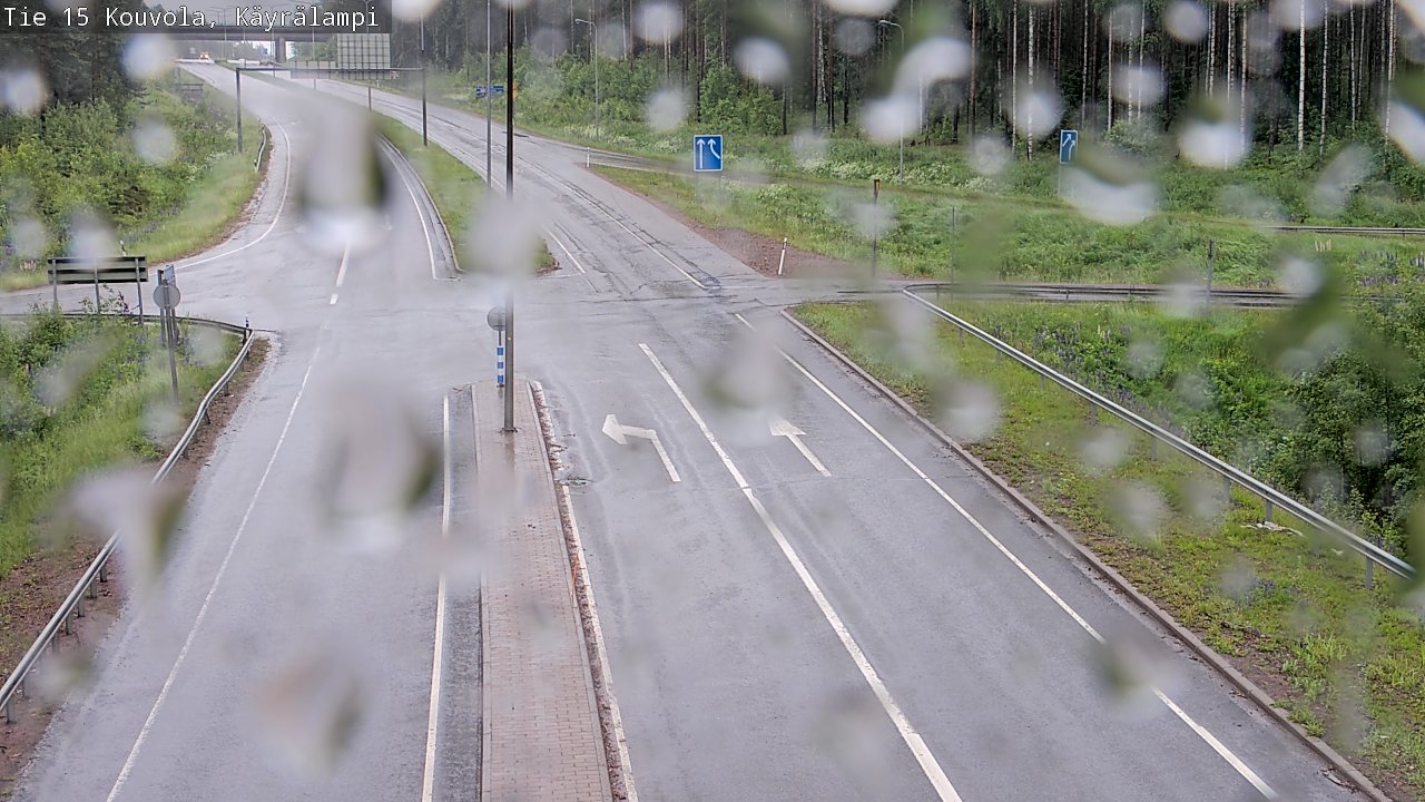 Kelikamerat Kuva Tie 15 Kouvola, Käyrälampi, Kouvola, Kymenlaakso