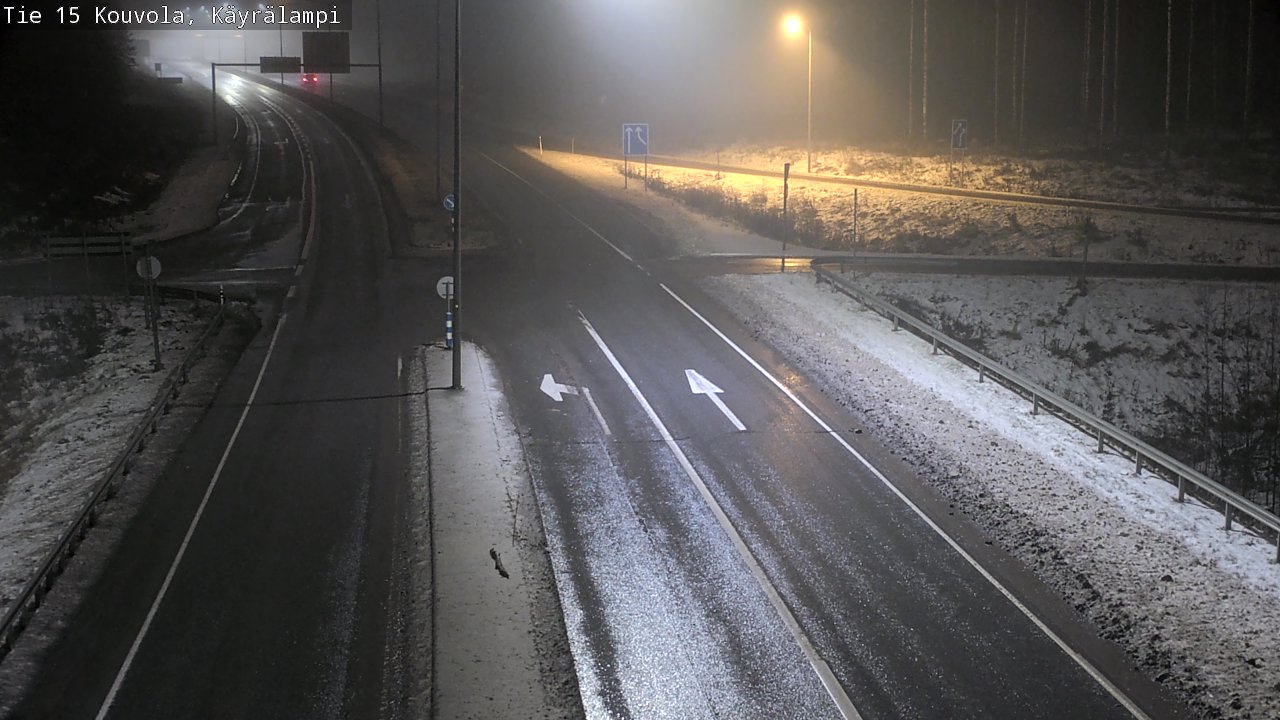Weather Camera Image Väg 15 Kouvola, Käyrälampi, Kouvola, Kymenlaakso