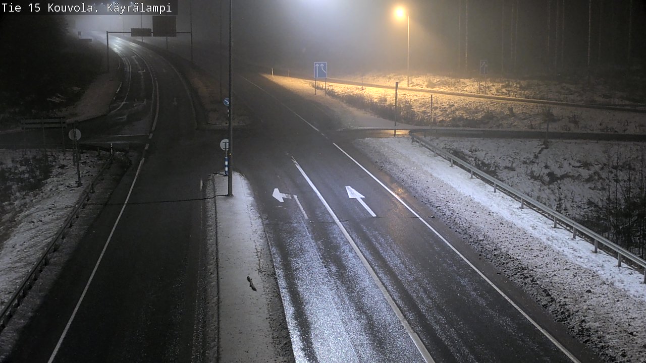 Weather Camera Image Väg 15 Kouvola, Käyrälampi, Kouvola, Kymenlaakso