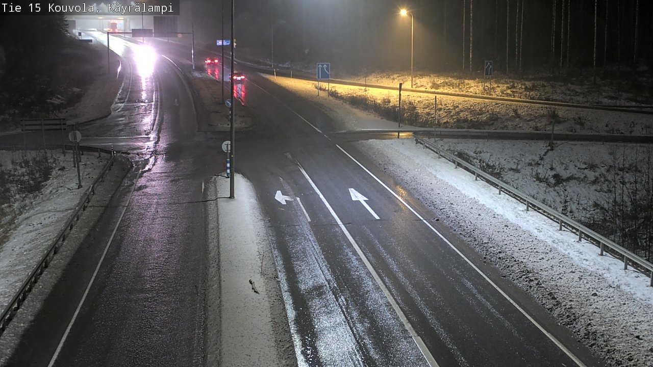 Weather Camera Image Väg 15 Kouvola, Käyrälampi, Kouvola, Kymenlaakso