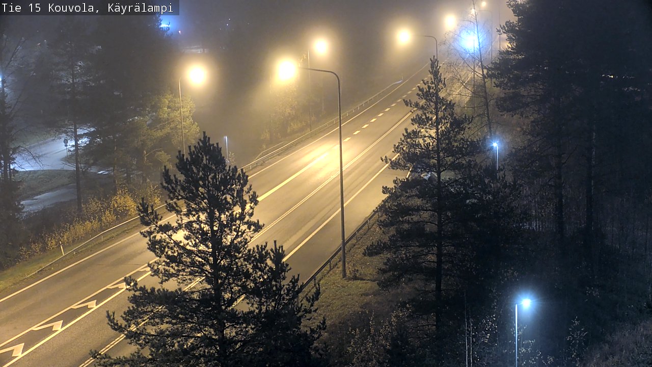 Kelikamerat Kuva Tie 15 Kouvola, Käyrälampi, Kouvola, Kymenlaakso