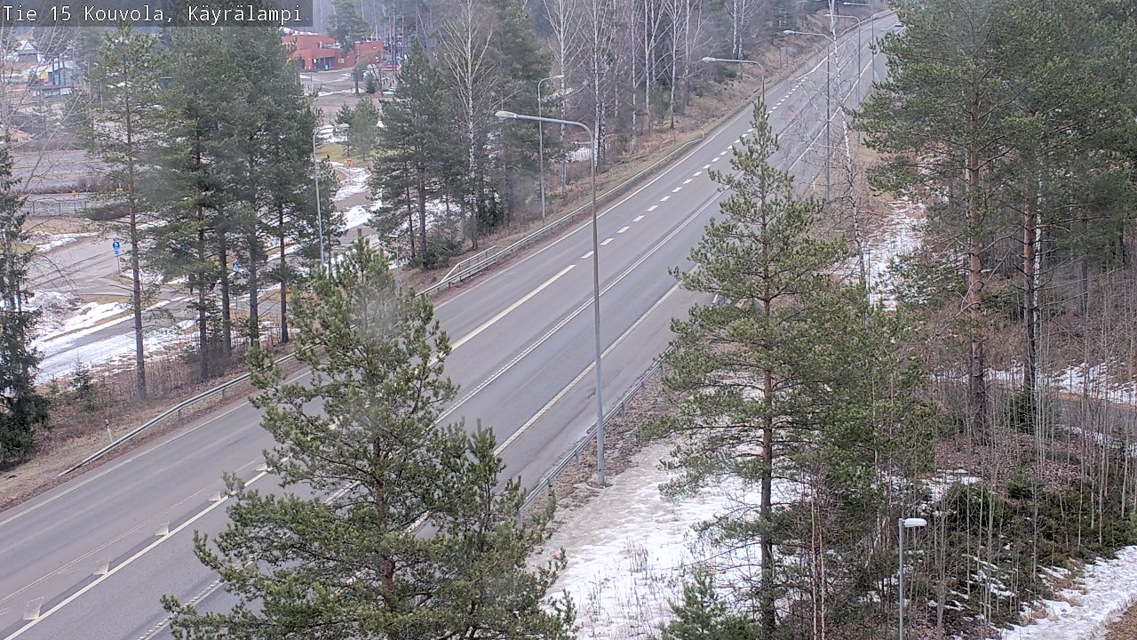 Weather Camera Image Väg 15 Kouvola, Käyrälampi, Kouvola, Kymenlaakso