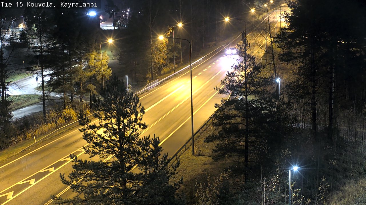 Kelikamerat Kuva Tie 15 Kouvola, Käyrälampi, Kouvola, Kymenlaakso