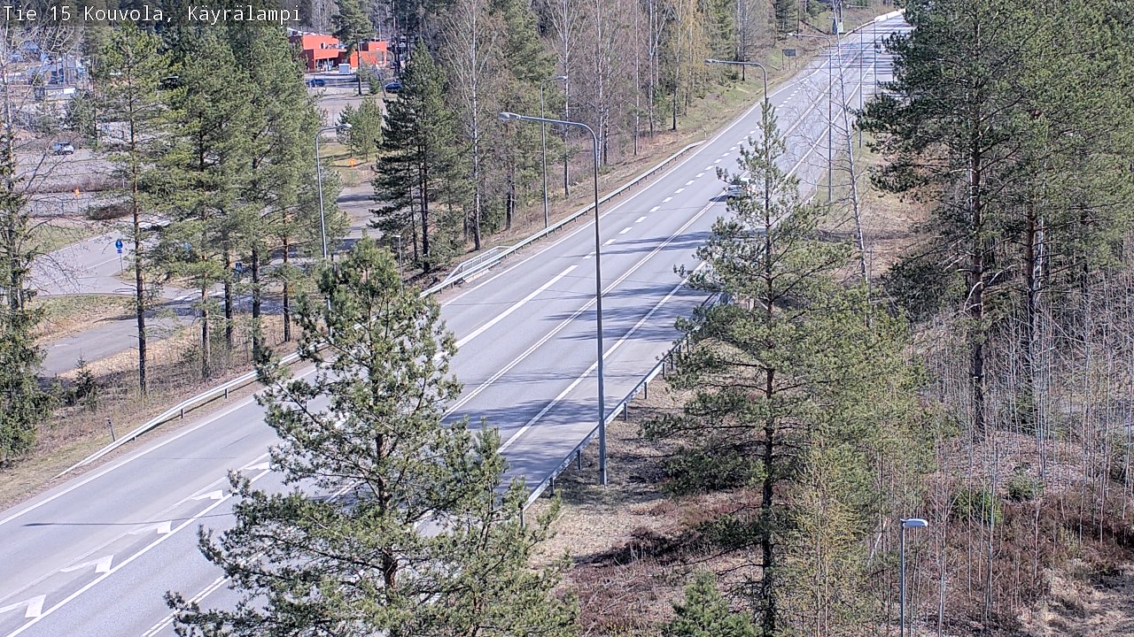 Kelikamerat Kuva Tie 15 Kouvola, Käyrälampi, Kouvola, Kymenlaakso